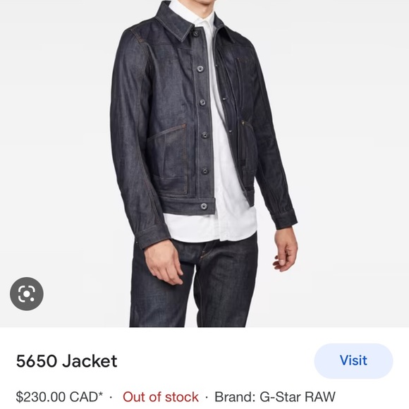 G-Star Denim Jacket - XS - Picture 12 of 13